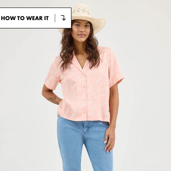 Wrangler Retro Cowgirl Camp Shirt - Picture 2 of 4